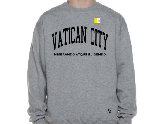 Vatican City Sweatshirts / Vatican City Shirt / Vatican City Sweat Pants Map / Vatican City Jersey / Grey Sweatshirts / Black Sweatshirts