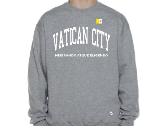 Vatican City Sweatshirts / Vatican City Shirt / Vatican City Sweat Pants Map / Vatican City Jersey / Grey Sweatshirts / Black Sweatshirts