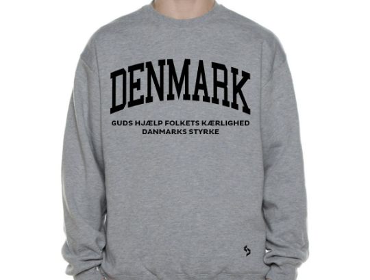 Denmark Sweatshirts / Denmark Shirt / Denmark Sweat Pants Map / Denmark Jersey / Grey Sweatshirts / Black Sweatshirts / Denmark Poster