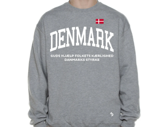 Denmark Sweatshirts / Denmark Shirt / Denmark Sweat Pants Map / Denmark Jersey / Grey Sweatshirts / Black Sweatshirts / Denmark Poster