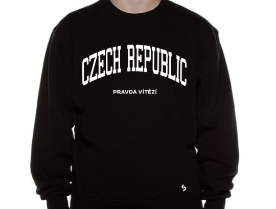 Czech Republic Sweatshirts / Czech Republic Shirt / Czech Republic Sweat Pants Map / Czech Republic Jersey / Grey Sweatshirts / Sweatshirts