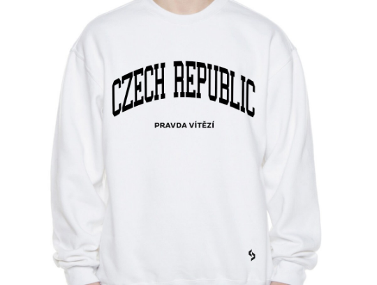 Czech Republic Sweatshirts / Czech Republic Shirt / Czech Republic Sweat Pants Map / Czech Republic Jersey / Grey Sweatshirts / Sweatshirts