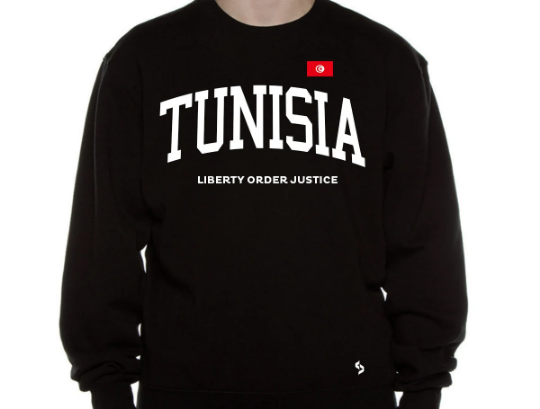 Tunisia Sweatshirts / Tunisia Shirt / Tunisia Sweat Pants Map / Tunisia Jersey / Grey Sweatshirts / Black Sweatshirts / Tunisia Poster