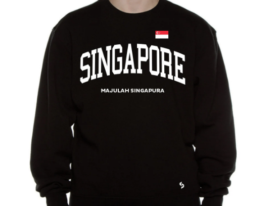 Singapore Sweatshirts / Singapore Shirt / Singapore Sweat Pants Map / Singapore Jersey / Grey Sweatshirts / Black Sweatshirts / Singapore