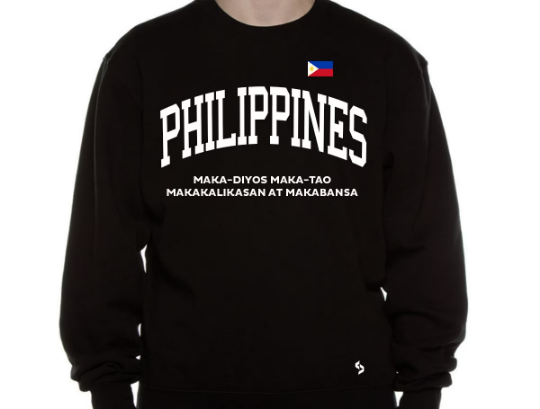 Philippines Sweatshirts / Philippines Shirt / Philippines Sweat Pants Map / Philippines Jersey / Grey Sweatshirts / Black Sweatshirts