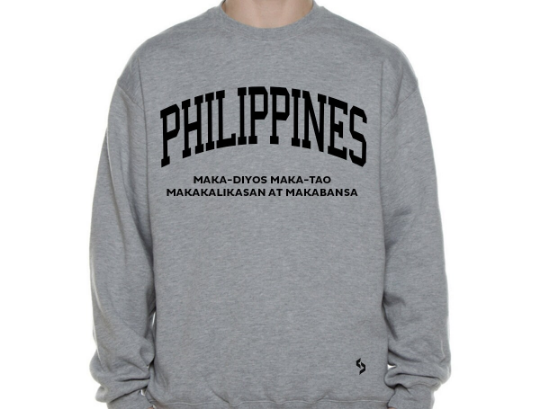 Philippines Sweatshirts / Philippines Shirt / Philippines Sweat Pants Map / Philippines Jersey / Grey Sweatshirts / Black Sweatshirts