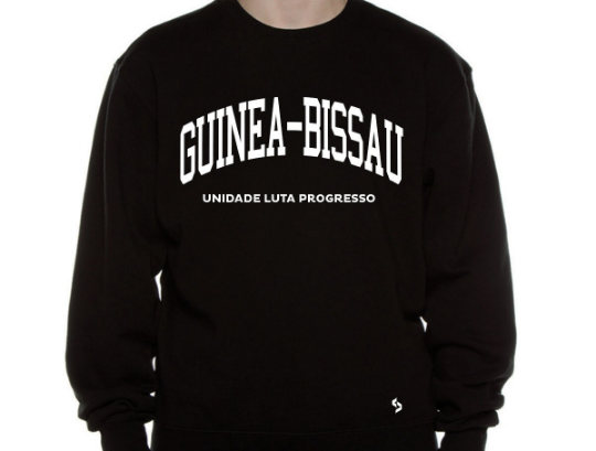 Guinea-Bissau Sweatshirts / Guinea-Bissau Shirt / Guinea-Bissau Sweat Pants Map / Guinea-Bissau Jersey / Grey Sweatshirts / Black Sweatshirt