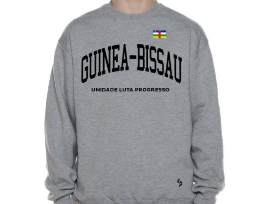 Guinea-Bissau Sweatshirts / Guinea-Bissau Shirt / Guinea-Bissau Sweat Pants Map / Guinea-Bissau Jersey / Grey Sweatshirts / Black Sweatshirt