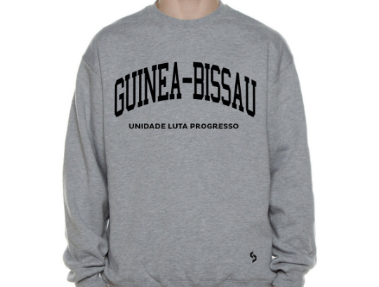 Guinea-Bissau Sweatshirts / Guinea-Bissau Shirt / Guinea-Bissau Sweat Pants Map / Guinea-Bissau Jersey / Grey Sweatshirts / Black Sweatshirt