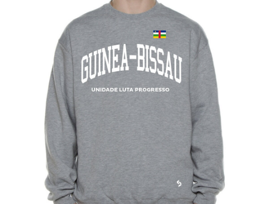 Guinea-Bissau Sweatshirts / Guinea-Bissau Shirt / Guinea-Bissau Sweat Pants Map / Guinea-Bissau Jersey / Grey Sweatshirts / Black Sweatshirt
