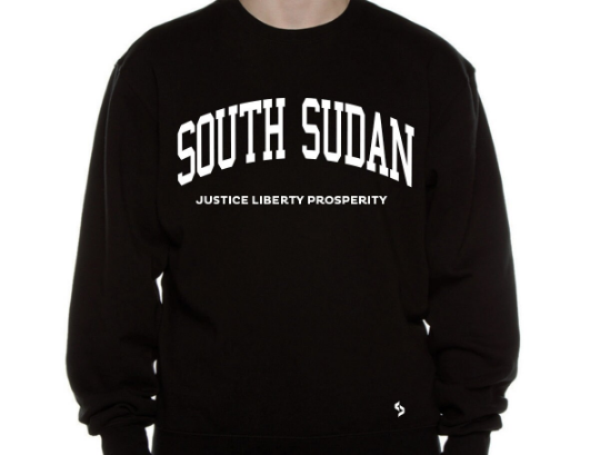 South Sudan Sweatshirts / South Sudan Shirt / South Sudan Sweat Pants Map / South Sudan Jersey / Grey Sweatshirts / Black Sweatshirts