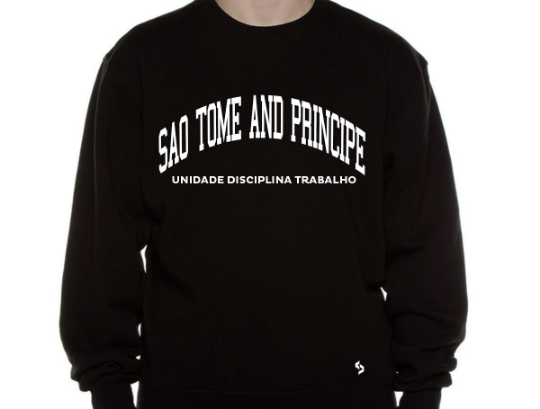 Sao Tome And Principe Sweatshirts / Sao Tome And Principe Shirt / Sao Tome And Principe Sweat Pants Map / Sao Tome And Principe Jersey