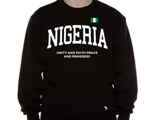 Nigeria Sweatshirts / Nigeria Shirt / Nigeria Sweat Pants Map / Nigeria Jersey / Grey Sweatshirts / Black Sweatshirts / Nigeria Poster