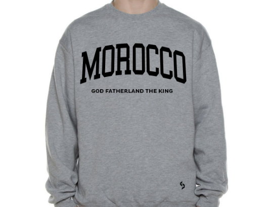 Morocco Sweatshirts / Morocco Shirt / Morocco Sweat Pants Map / Morocco Jersey / Grey Sweatshirts / Black Sweatshirts / Morocco Poster