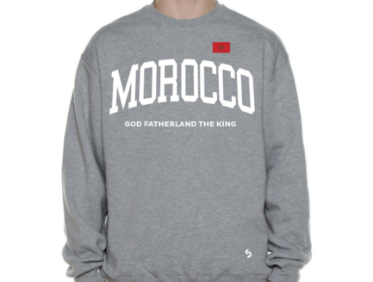 Morocco Sweatshirts / Morocco Shirt / Morocco Sweat Pants Map / Morocco Jersey / Grey Sweatshirts / Black Sweatshirts / Morocco Poster