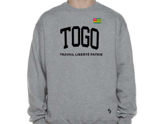 Togo Sweatshirts / Togo Shirt / Togo Sweat Pants Map / Togo Jersey / Grey Sweatshirts / Black Sweatshirts / Togo Poster