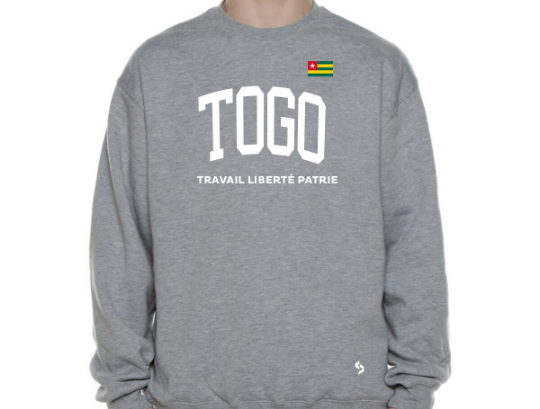 Togo Sweatshirts / Togo Shirt / Togo Sweat Pants Map / Togo Jersey / Grey Sweatshirts / Black Sweatshirts / Togo Poster