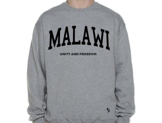 Malawi Sweatshirts / Malawi Shirt / Malawi Sweat Pants Map / Malawi Jersey / Grey Sweatshirts / Black Sweatshirts / Malawi Poster