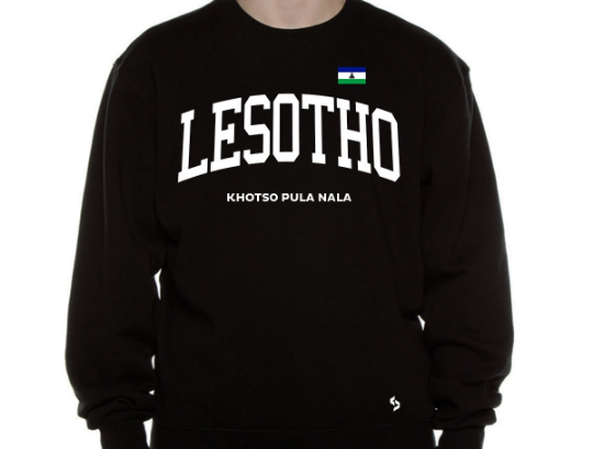 Lesotho Sweatshirts / Lesotho Shirt / Lesotho Sweat Pants Map / Lesotho Jersey / Grey Sweatshirts / Black Sweatshirts / Lesotho Poster