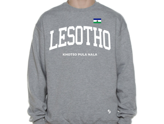 Lesotho Sweatshirts / Lesotho Shirt / Lesotho Sweat Pants Map / Lesotho Jersey / Grey Sweatshirts / Black Sweatshirts / Lesotho Poster