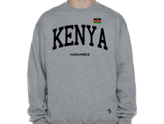 Kenya Sweatshirts / Kenya Shirt / Kenya Sweat Pants Map / Kenya Jersey / Grey Sweatshirts / Black Sweatshirts / Kenya Poster