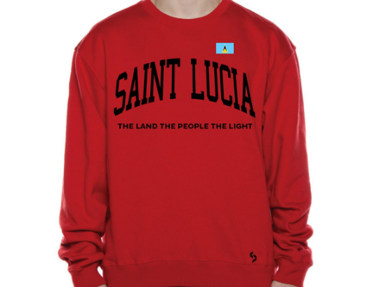 Saint Lucia Sweatshirts / Saint Lucia Shirt / Saint Lucia Sweat Pants Map / Saint Lucia Jersey / Grey Sweatshirts / Black Sweatshirts