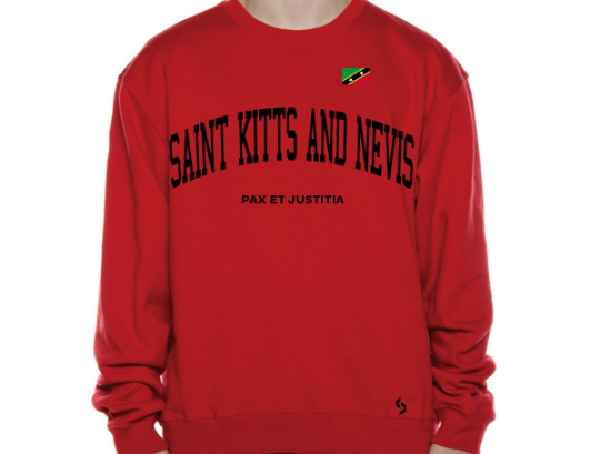 Saint Kitts And Nevis Sweatshirts / St Kitts And Nevis Shirt / Saint Kitts And Nevis Sweat Pants Map / Saint Kitts And Nevis Jersey