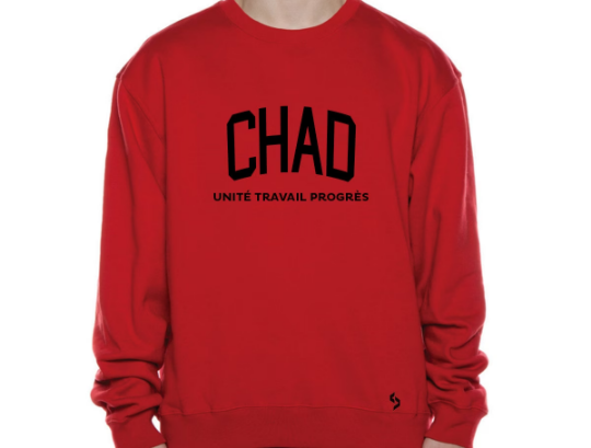 Chad Sweatshirts / Chad Shirt / Chad Sweat Pants Map / Chad Jersey / Grey Sweatshirts / Black Sweatshirts / Chad Poster