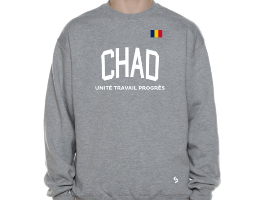 Chad Sweatshirts / Chad Shirt / Chad Sweat Pants Map / Chad Jersey / Grey Sweatshirts / Black Sweatshirts / Chad Poster