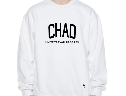 Chad Sweatshirts / Chad Shirt / Chad Sweat Pants Map / Chad Jersey / Grey Sweatshirts / Black Sweatshirts / Chad Poster
