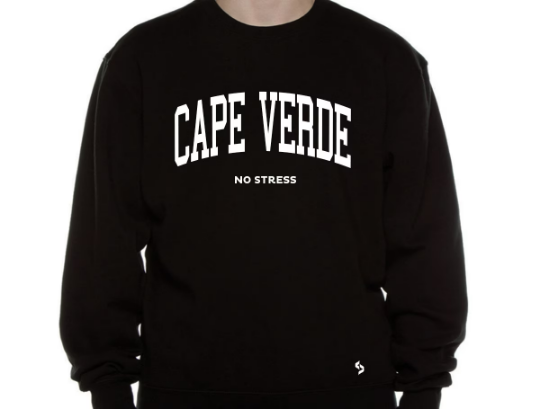 Cape Verde Sweatshirts / Cape Verde Shirt / Cape Verde Sweat Pants Map / Cape Verde Jersey / Grey Sweatshirts / Black Sweatshirts