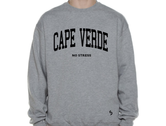 Cape Verde Sweatshirts / Cape Verde Shirt / Cape Verde Sweat Pants Map / Cape Verde Jersey / Grey Sweatshirts / Black Sweatshirts