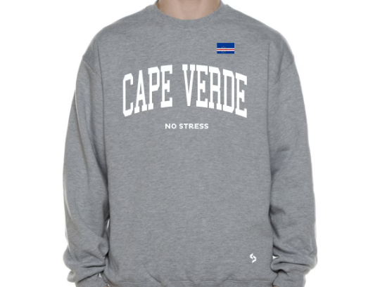 Cape Verde Sweatshirts / Cape Verde Shirt / Cape Verde Sweat Pants Map / Cape Verde Jersey / Grey Sweatshirts / Black Sweatshirts