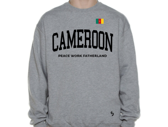 Cameroon Sweatshirts / Cameroon Shirt / Cameroon Sweat Pants Map / Cameroon Jersey / Grey Sweatshirts / Black Sweatshirts / Cameroon Poster