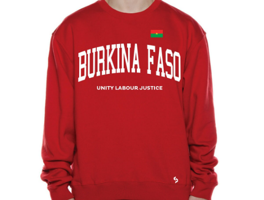 Burkina Faso Sweatshirts / Burkina Faso Shirt / Burkina Faso Sweat Pants Map / Burkina Faso Jersey / Grey Sweatshirts / Black Sweatshirts