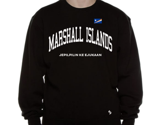 Marshall Islands Sweatshirts / Marshall Islands Shirt / Marshall Islands Sweat Pants Map / Marshall Islands Jersey / Grey Sweatshirts