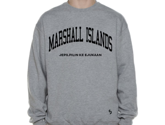 Marshall Islands Sweatshirts / Marshall Islands Shirt / Marshall Islands Sweat Pants Map / Marshall Islands Jersey / Grey Sweatshirts