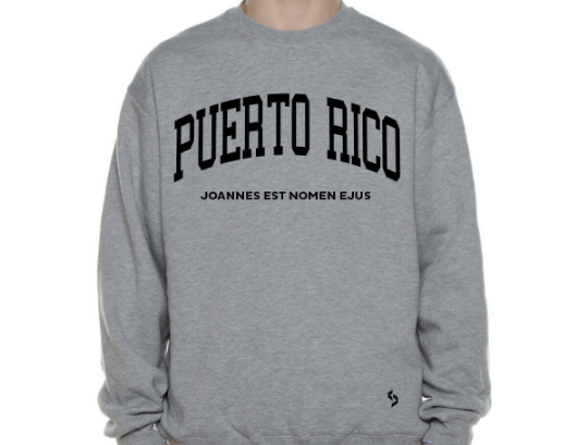 Puerto Rico Sweatshirts / Puerto Rico Shirt / Puerto Rico Sweat Pants Map / Puerto Rico Jersey / Grey Sweatshirts / Black Sweatshirts