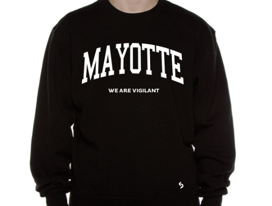 Mayotte Sweatshirts / Mayotte Shirt / Mayotte Sweat Pants Map / Mayotte Jersey / Grey Sweatshirts / Black Sweatshirts / Mayotte Poster