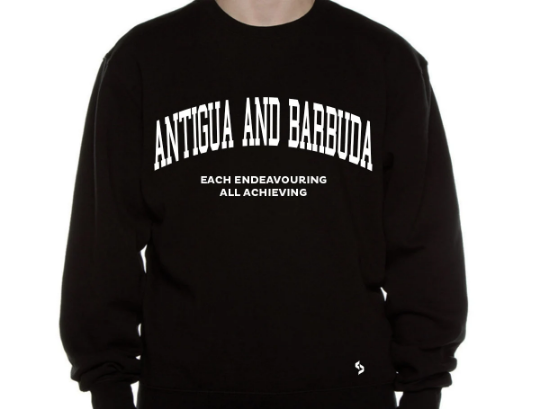 Antigua And Barbuda Sweatshirts / Antigua And Barbuda Shirt / Antigua And Barbuda Sweat Pants Map / Antigua And Barbuda Jersey