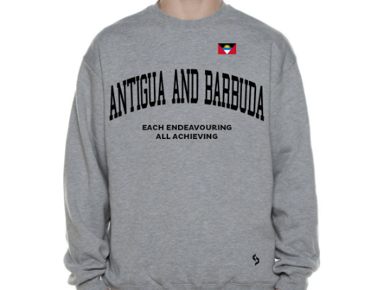 Antigua And Barbuda Sweatshirts / Antigua And Barbuda Shirt / Antigua And Barbuda Sweat Pants Map / Antigua And Barbuda Jersey