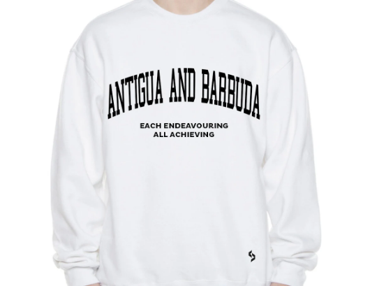 Antigua And Barbuda Sweatshirts / Antigua And Barbuda Shirt / Antigua And Barbuda Sweat Pants Map / Antigua And Barbuda Jersey