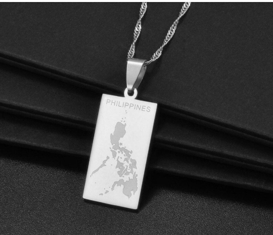 18k Gold Plated Philippines Necklace