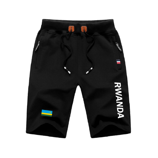 Rwanda Shorts / Rwanda Pants / Rwanda Shorts Flag / Rwanda Jersey / Grey Shorts / Black Shorts / Rwanda Poster / Rwanda Map / Men Women