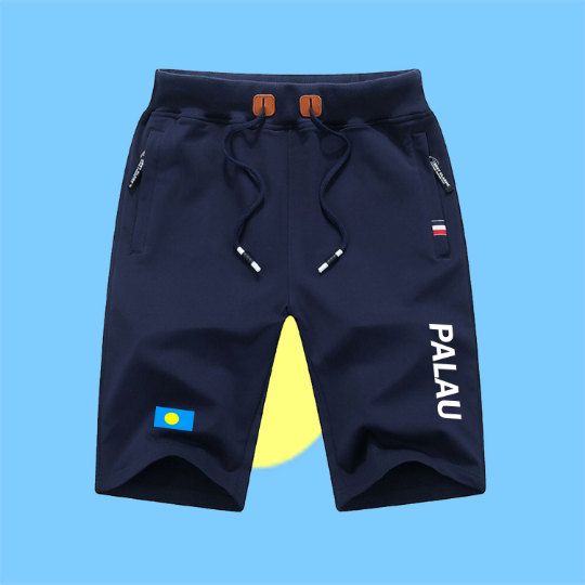 Palau Shorts / Palau Pants / Palau Shorts Flag / Palau Jersey / Grey Shorts / Black Shorts / Palau Poster / Palau Map / Men Women
