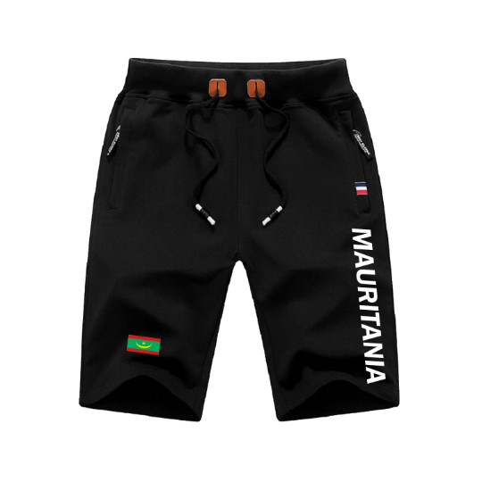 Mauritania Shorts / Mauritania Pants / Mauritania Shorts Flag / Mauritania Jersey / Grey Shorts / Black Shorts / Mauritania Poster