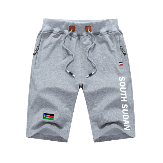 South Sudan Shorts / South Sudan Pants / South Sudan Shorts Flag / South Sudan Jersey / Grey Shorts / Black Shorts / South Sudan Poster