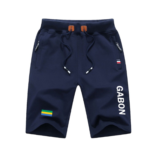 Gabon Shorts / Gabon Pants / Gabon Shorts Flag / Gabon Jersey / Grey Shorts / Black Shorts / Gabon Poster / Gabon Map / Men Women