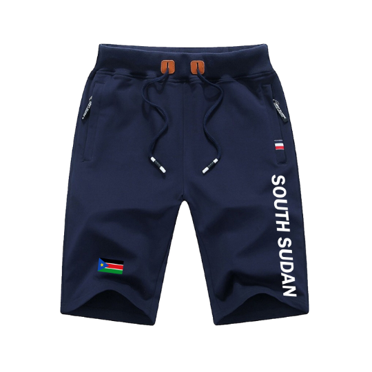 South Sudan Shorts / South Sudan Pants / South Sudan Shorts Flag / South Sudan Jersey / Grey Shorts / Black Shorts / South Sudan Poster