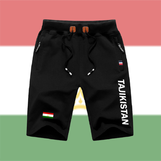 Tajikistan Shorts / Tajikistan Pants / Tajikistan Shorts Flag / Tajikistan Jersey / Grey Shorts / Black Shorts / Tajikistan Poster